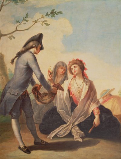 A Country Gift, c.1778 by Ramon Bayeu y Subias